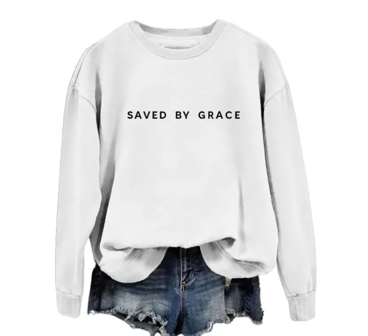 Female Graceful Faith Pullover Sweatshirt