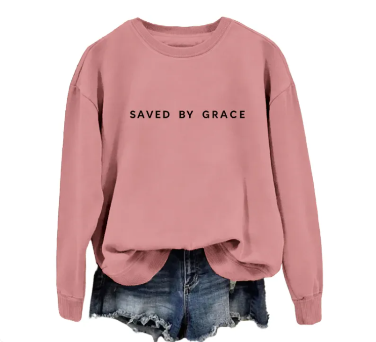 Female Graceful Faith Pullover Sweatshirt
