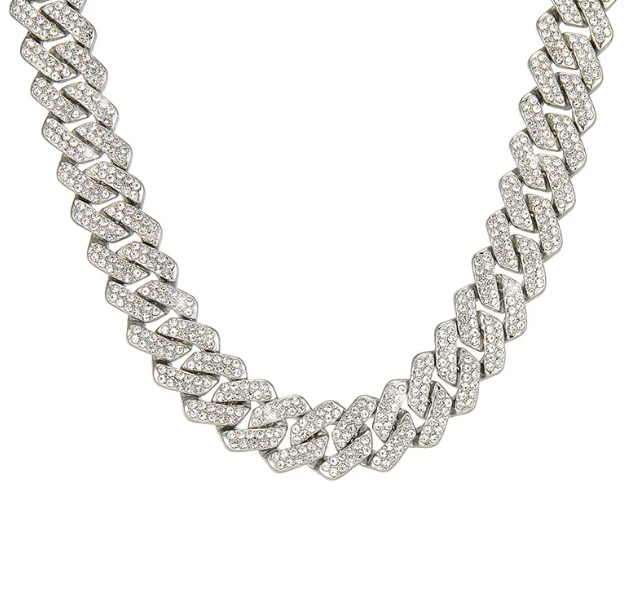 Men’s 14mm Cuban Link Chain Necklace