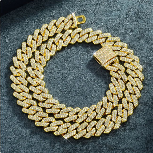 Men’s 14mm Cuban Link Chain Necklace