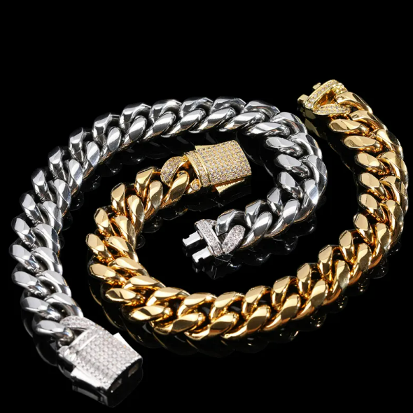 Titanium Steel Miami Cuban Bracelet