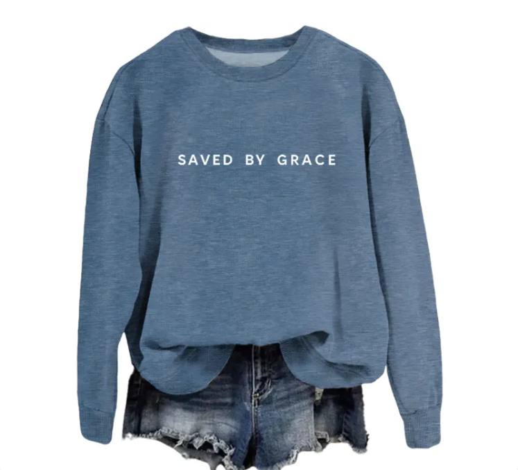 Female Graceful Faith Pullover Sweatshirt