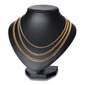 Cuban Link Chain Necklace for Women in Gold