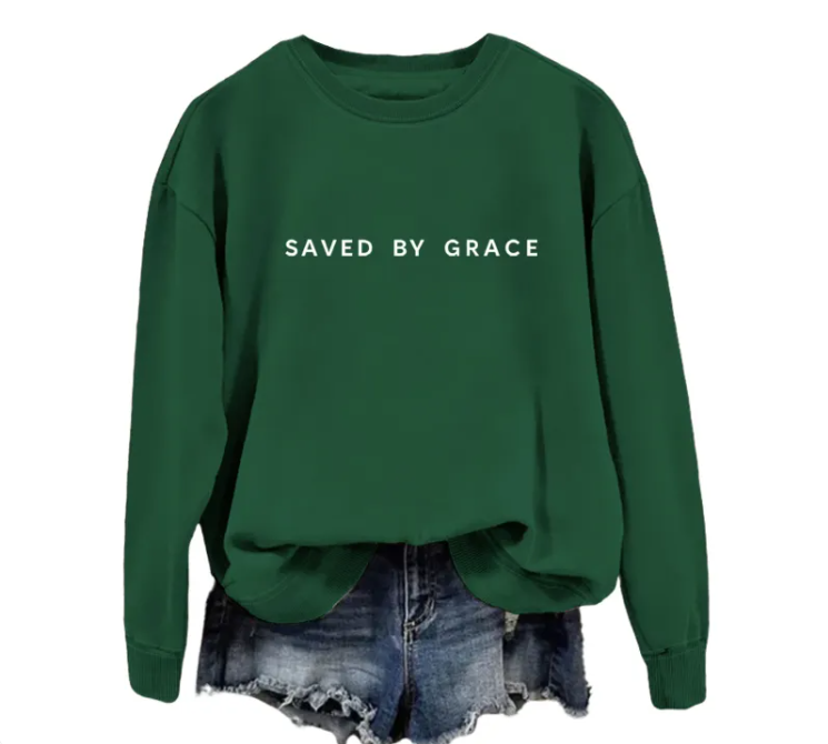 Female Graceful Faith Pullover Sweatshirt