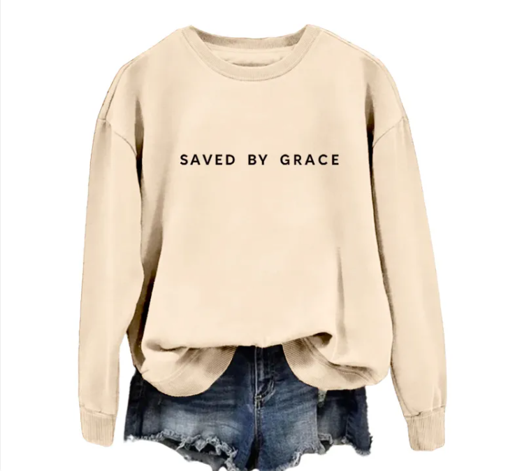 Female Graceful Faith Pullover Sweatshirt