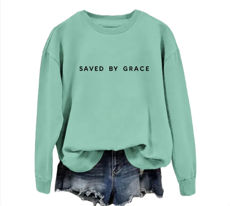 Female Graceful Faith Pullover Sweatshirt