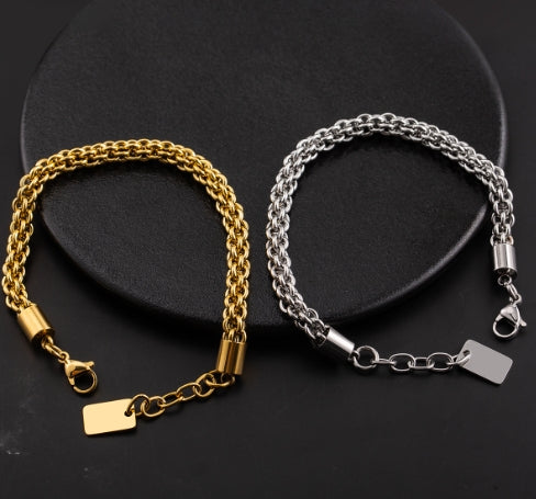 Thick Hip Hop Cuban Chain Bracelet
