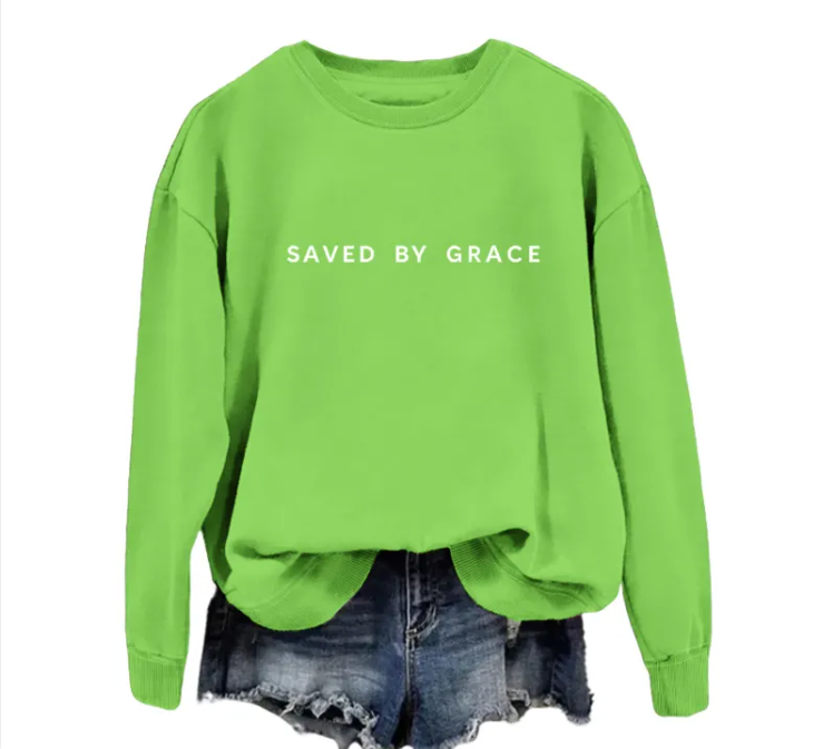 Female Graceful Faith Pullover Sweatshirt