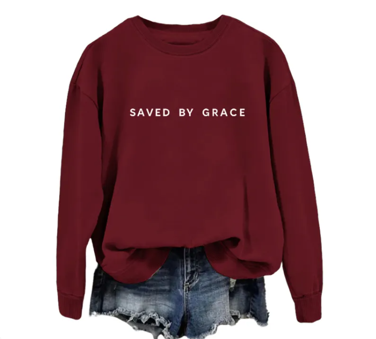 Female Graceful Faith Pullover Sweatshirt