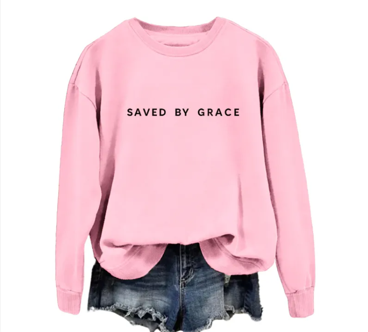 Female Graceful Faith Pullover Sweatshirt