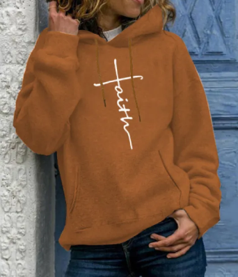 Female Faith Printed Hoodie
