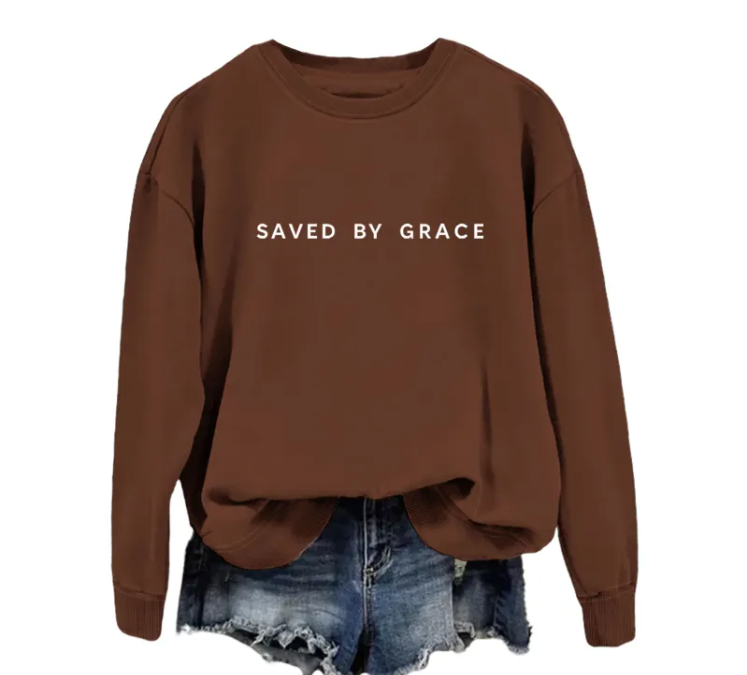 Female Graceful Faith Pullover Sweatshirt