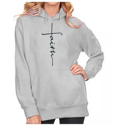 Female Faith Printed Hoodie