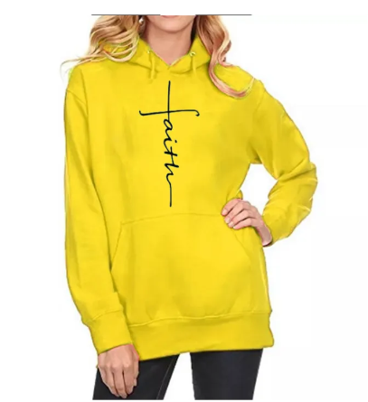Female Faith Printed Hoodie