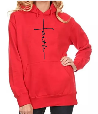 Female Faith Printed Hoodie