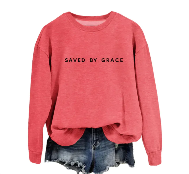 Female Graceful Faith Pullover Sweatshirt