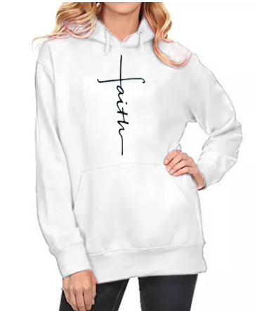 Female Faith Printed Hoodie