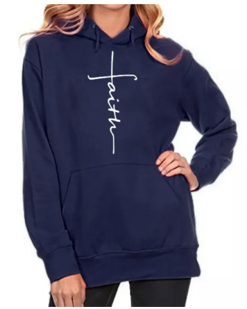 Female Faith Printed Hoodie