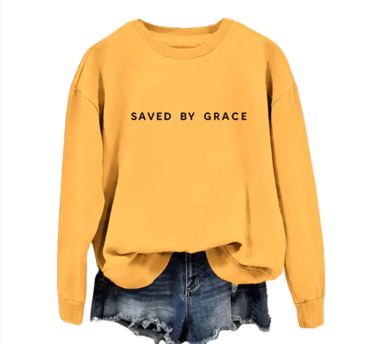 Female Graceful Faith Pullover Sweatshirt