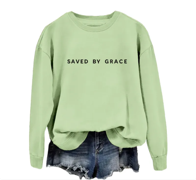 Female Graceful Faith Pullover Sweatshirt